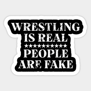 Wrestling Sticker